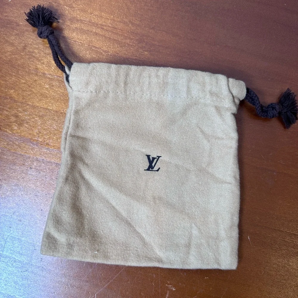 Louis Vuitton Tan Drawstring Pouch